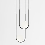 Apogee Duo Pendant - Black / Frosted