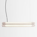 Beaufort R5 Linear Pendant - White Oak / Black Cord