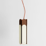 Beaufort R5 Vertical Pendant - Walnut / Burnt Orange Cord