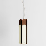 Beaufort R5 Vertical Pendant - Walnut / Cream Cord