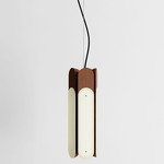 Beaufort R5 Vertical Pendant - Walnut / Black Cord