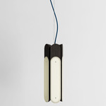 Beaufort R5 Vertical Pendant - Black Oak / Blue Cord