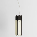 Beaufort R5 Vertical Pendant - Black Oak / Cream Cord