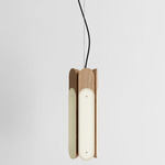 Beaufort R5 Vertical Pendant - Natural Oak / Black Cord