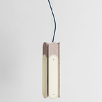 Beaufort R5 Vertical Pendant - White Oak / Blue Cord