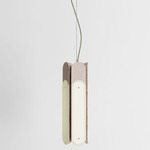 Beaufort R5 Vertical Pendant - White Oak / Beige Cord