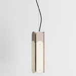 Beaufort R5 Vertical Pendant - White Oak / Black Cord
