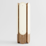 Beaufort Table Lamp - Natural Oak / Frosted