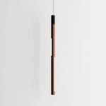Bennington Vertical Pendant - Walnut / Black