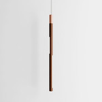 Bennington Vertical Pendant - Walnut / Brushed Copper