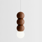 Stala Pendant - Walnut / White
