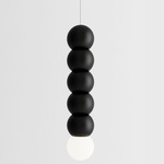 Stala Pendant - Black Oak / White