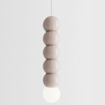 Stala Pendant - White Oak / White