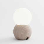 Stala Portable Table Lamp - White Oak / White