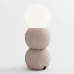 Stala Portable Table Lamp - White Oak / White
