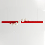 Willow Knit Horizontal Pendant - Alina / White
