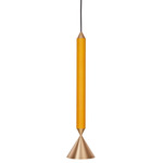 Apollo 39 Pendant - Brass / Honey Gold