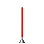 Apollo 59 Pendant - Red Orange / Aluminum
