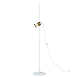 Blend 150 Floor Lamp - Brass / Traffic White