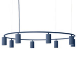 Donna Circle 100 Pendant - Midnight Blue