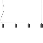 Donna 120 Linear Pendant - Black Ink