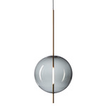 Kandinsky Pendant - Brass / Smoked Grey