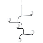 Mobil 100 Pendant - Black / Opal