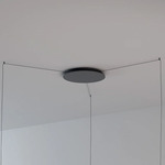 Stick System Side-Feed Multi Light Canopy - Black