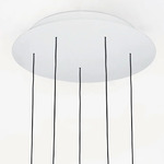 Stick System Round Multi Light Canopy - White