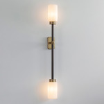 Farol Single Wall Sconce - Antique Brass / Dark Bronze / Opal