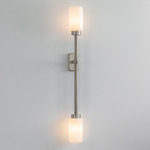 Farol Single Wall Sconce - Satin Nickel / Opal