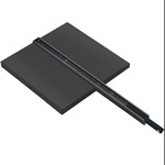 MicroTrack Groove Ceiling 48VDC 1-Circuit Power Feed - Black