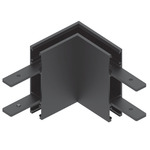 MicroTrack HiLo 48VDC 2-Circuit Suspension Track L-Connector - Black