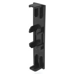 MicroTrack HiLo 48VDC 2-Circuit Suspension Track End Cap - Black