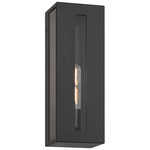 Chatham Outdoor Wall Light - Black / Clear