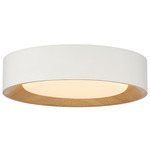 Maddy Color-Select Ceiling Flush Light - Matte White / Acrylic