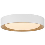 Maddy Color-Select Ceiling Flush Light - Matte White / Acrylic