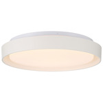 Lumea Color-Select Ceiling Flush Light - Matte White / Acrylic