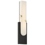 Victoria Color-Select Wall Sconce - Black / Alabaster