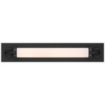 Eliza Color-Select Bathroom Vanity Light - Black / Opal