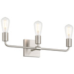 Virgin Bathroom Vanity Light - Brushed Steel