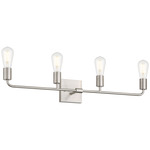 Virgin Bathroom Vanity Light - Brushed Steel