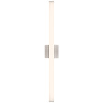 Maxx Color-Select Bathroom Vanity Light - Brushed Steel / Acrylic