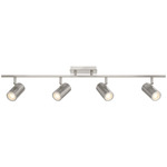 Prado Adjustable Linear Ceiling Light - Brushed Steel