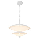 Prescott Color-Select Chandelier - Antique White / Frosted