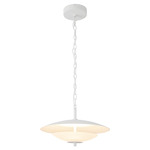 Prescott Color-Select Pendant - Antique White / Frosted