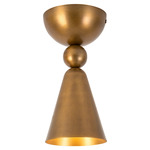 Murphy Ceiling Light - Vintage Brass