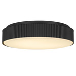 Channel Color-Select Outdoor Ceiling Light - Black / Etched White Opal