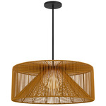 Key West Color-Select Outdoor Pendant - Sand Black / Natural