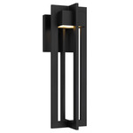 4 Bar Color-Select Outdoor Wall Light - Sand Black
